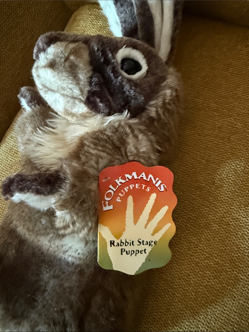 Folkmanis Rabbit Stage Puppet - Picture 3 of 3